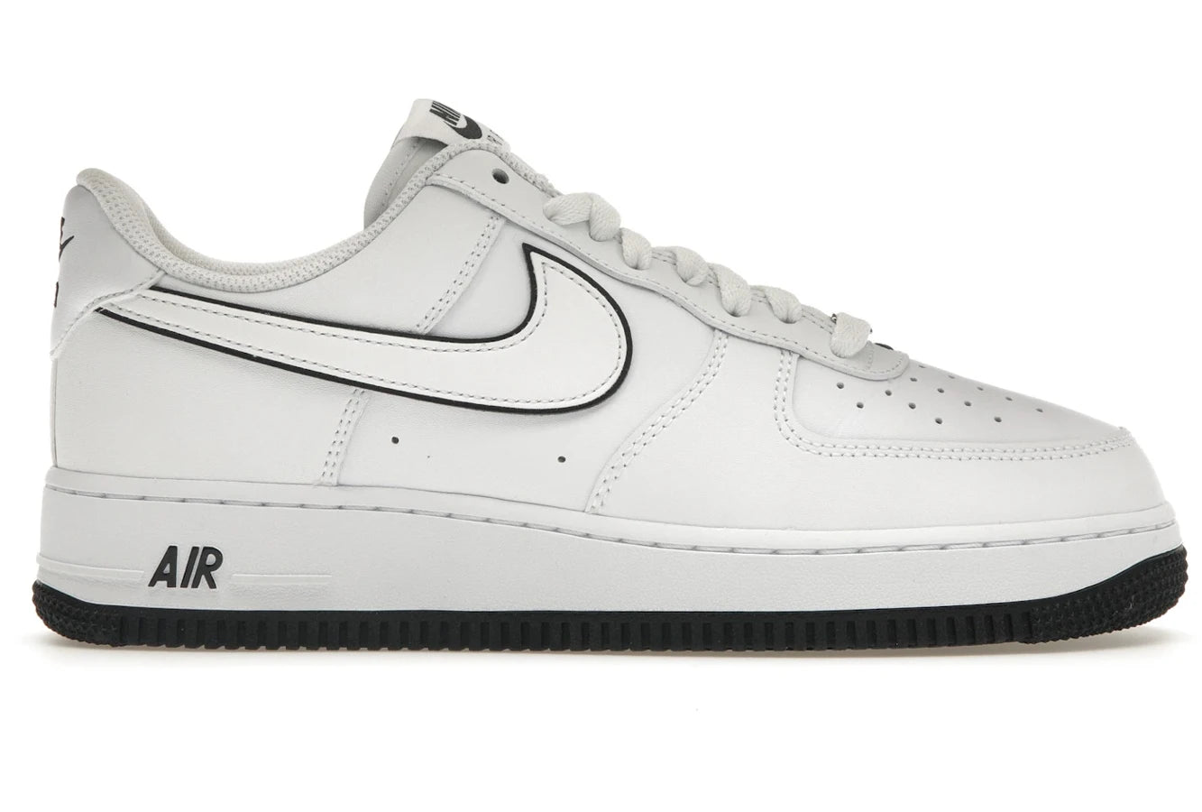 Nike Air Force 1 '07 Low White Black Outline Swoosh