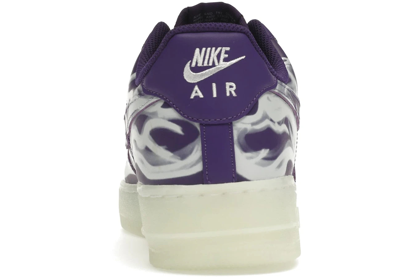 Nike Air Force 1 Low '07 QS Purple Skeleton Halloween