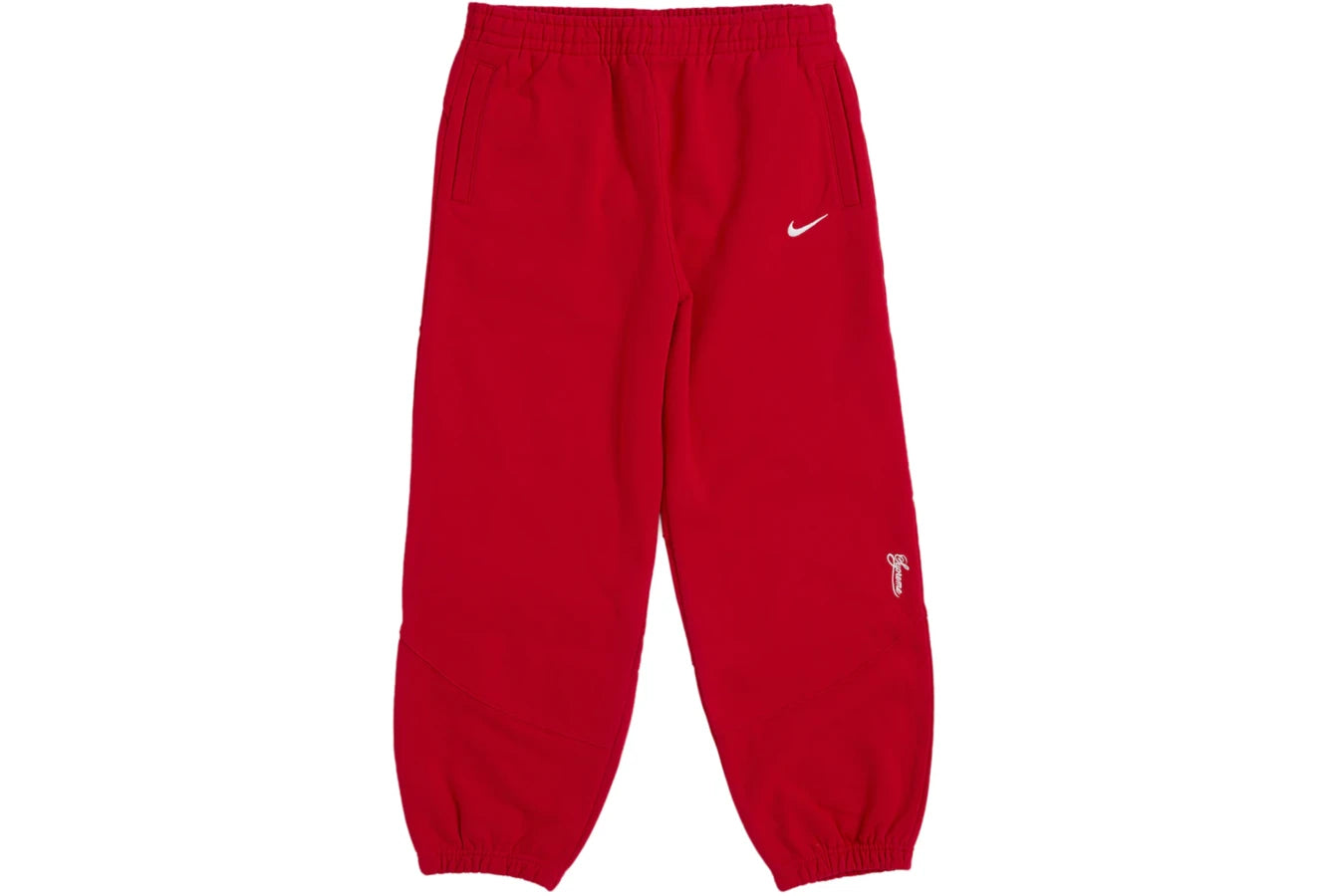 Supreme Nike Sweatpants Red