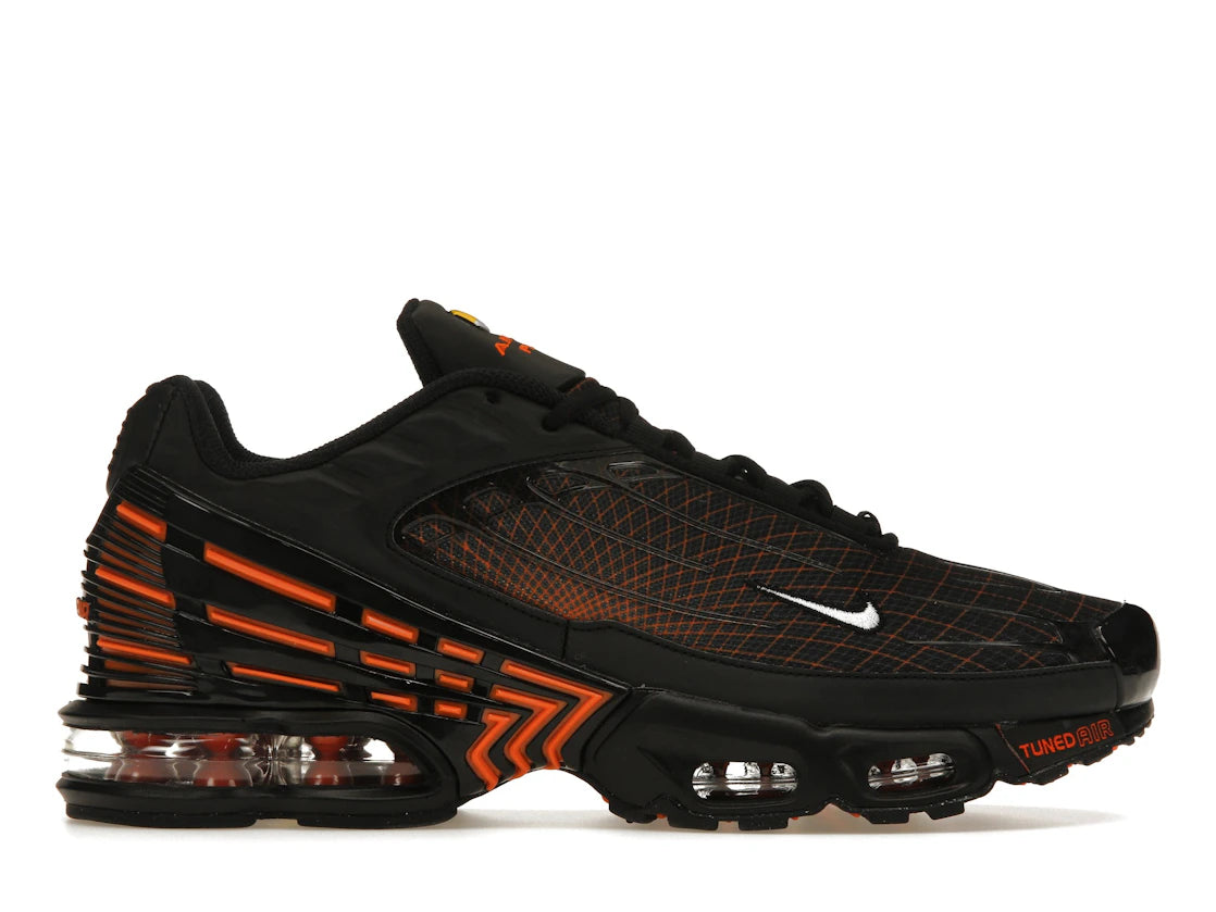 Nike Air Max Plus 3 Black Orange Spirograph
