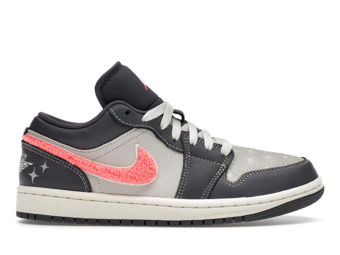 Jordan 1 Low Light Graphite Hot Punch (Women's)