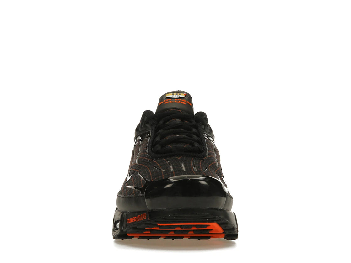 Nike Air Max Plus 3 Black Orange Spirograph