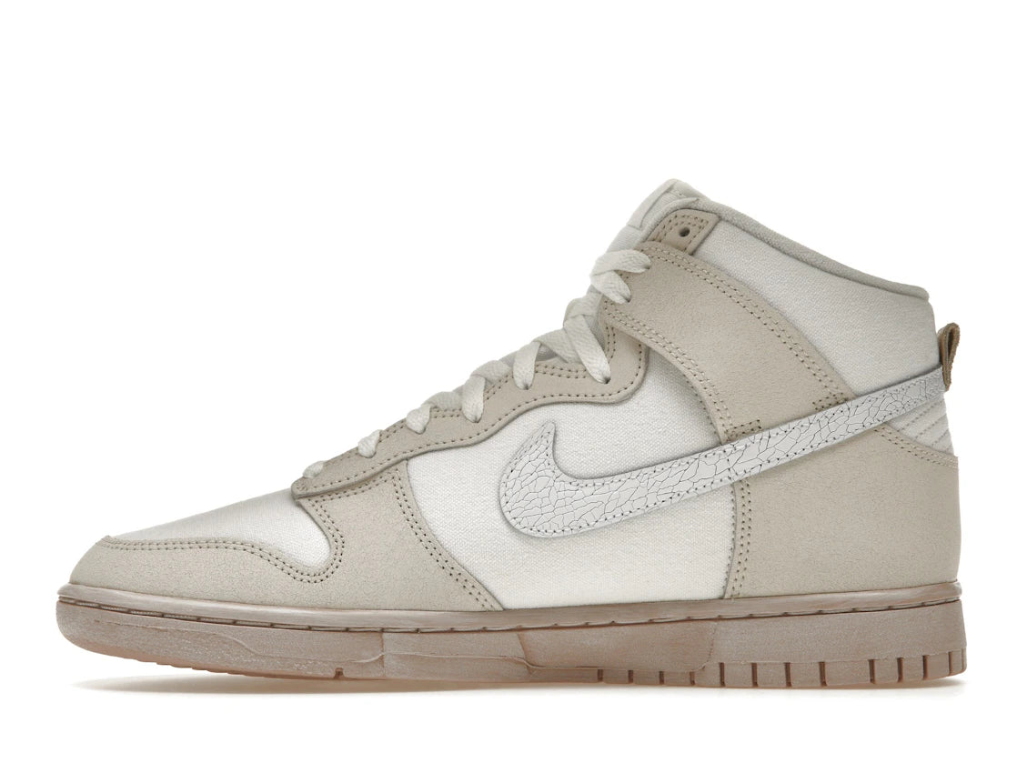 Nike Dunk High Retro PRM Cracked Leather Swoosh