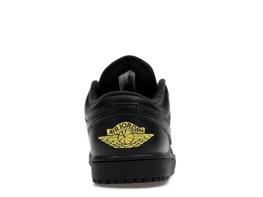 Jordan 1 Low Black Elephant Print