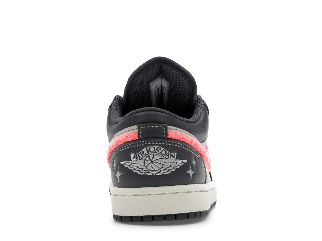 Jordan 1 Low Light Graphite Hot Punch (Women's)