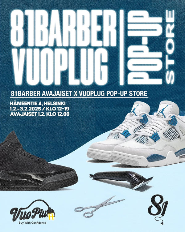 Vuoplug x 81 Barber Pop-Up