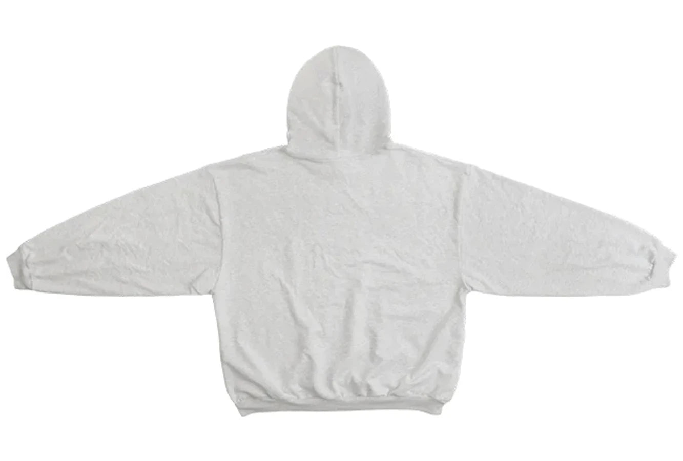 Yeezy Gosha Black Dogs Hoodie Heather Grey