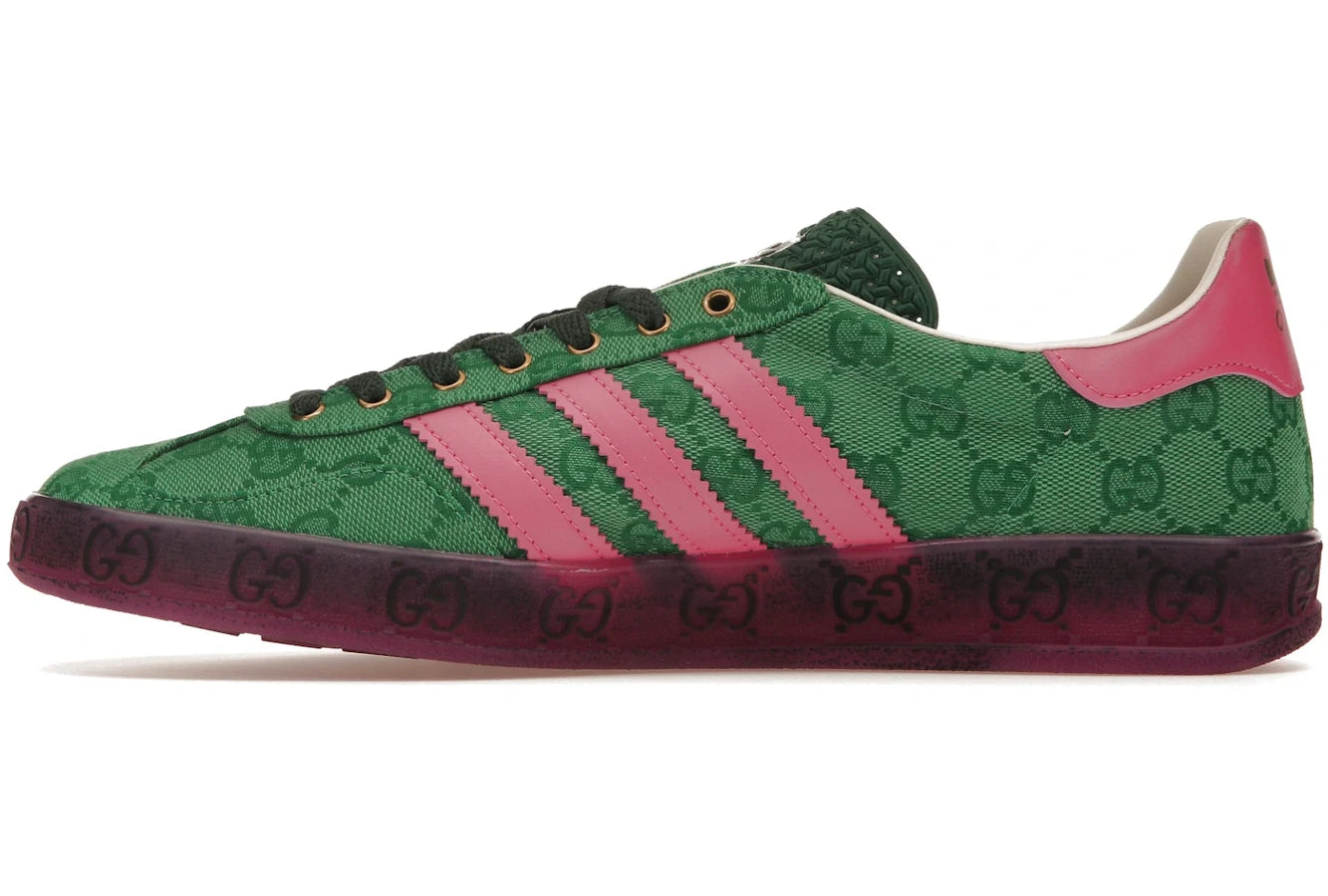 Adidas x Gucci Gazelle Green GG Monogram