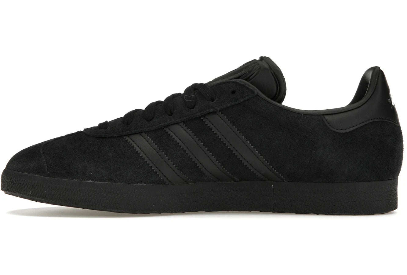 Adidas Gazelle All Black Silver Metallic