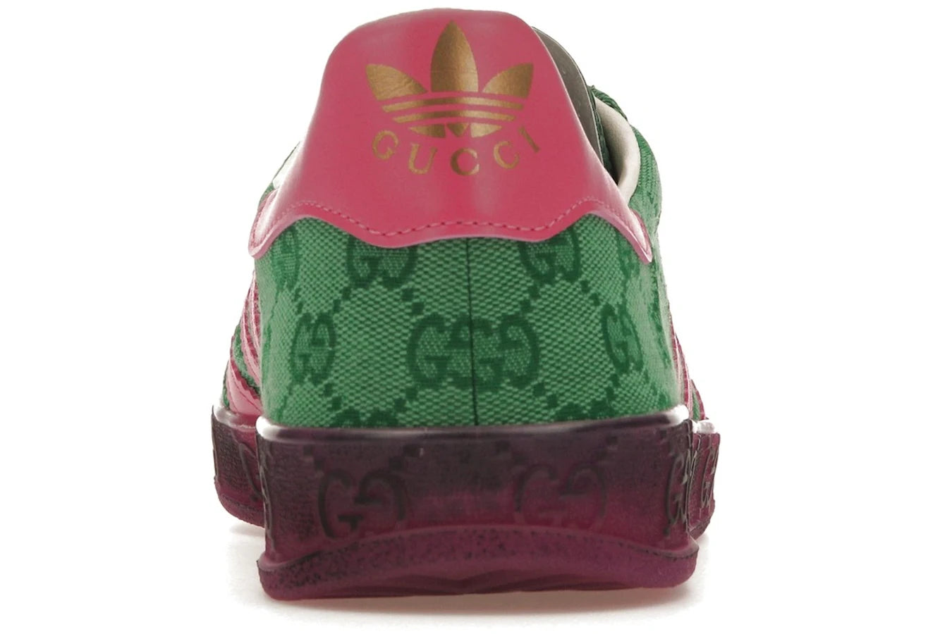 Adidas x Gucci Gazelle Green GG Monogram