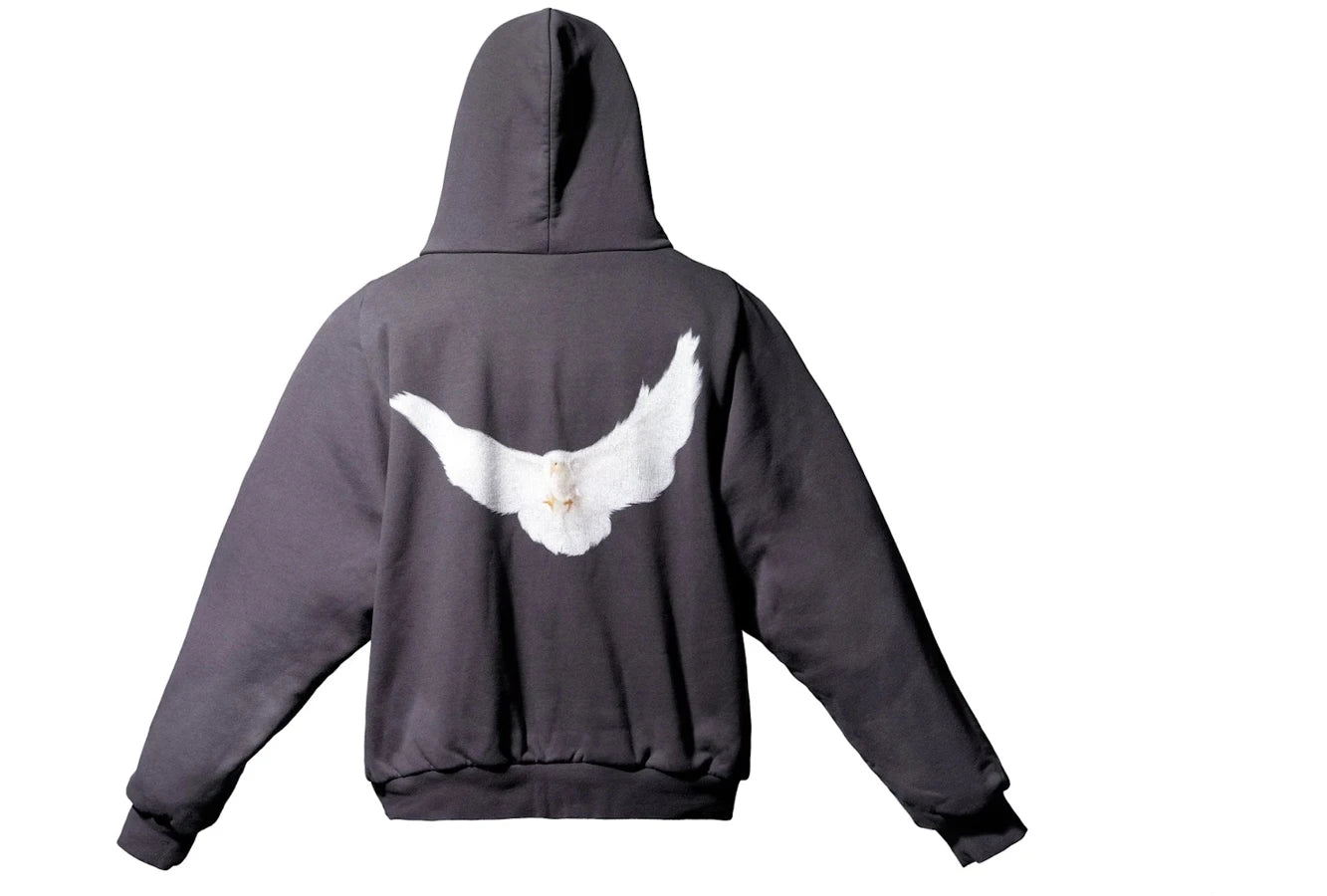 Yeezy Gap Dove Shrunken Hoodie Black
