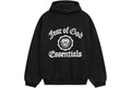 Fear of God Essentials Heavy Fleece Vintage Shrunken Hoodie Black