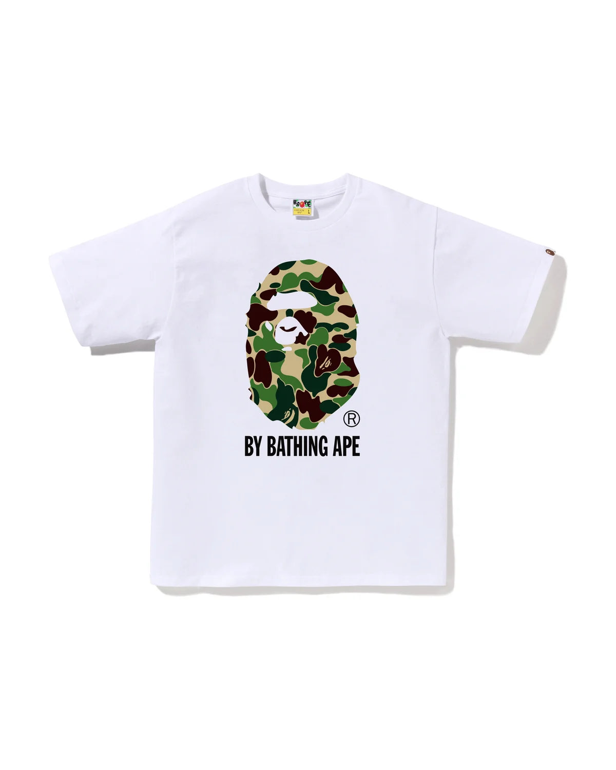 BAPE Color Camo Big Ape Head T-Shirt White Green