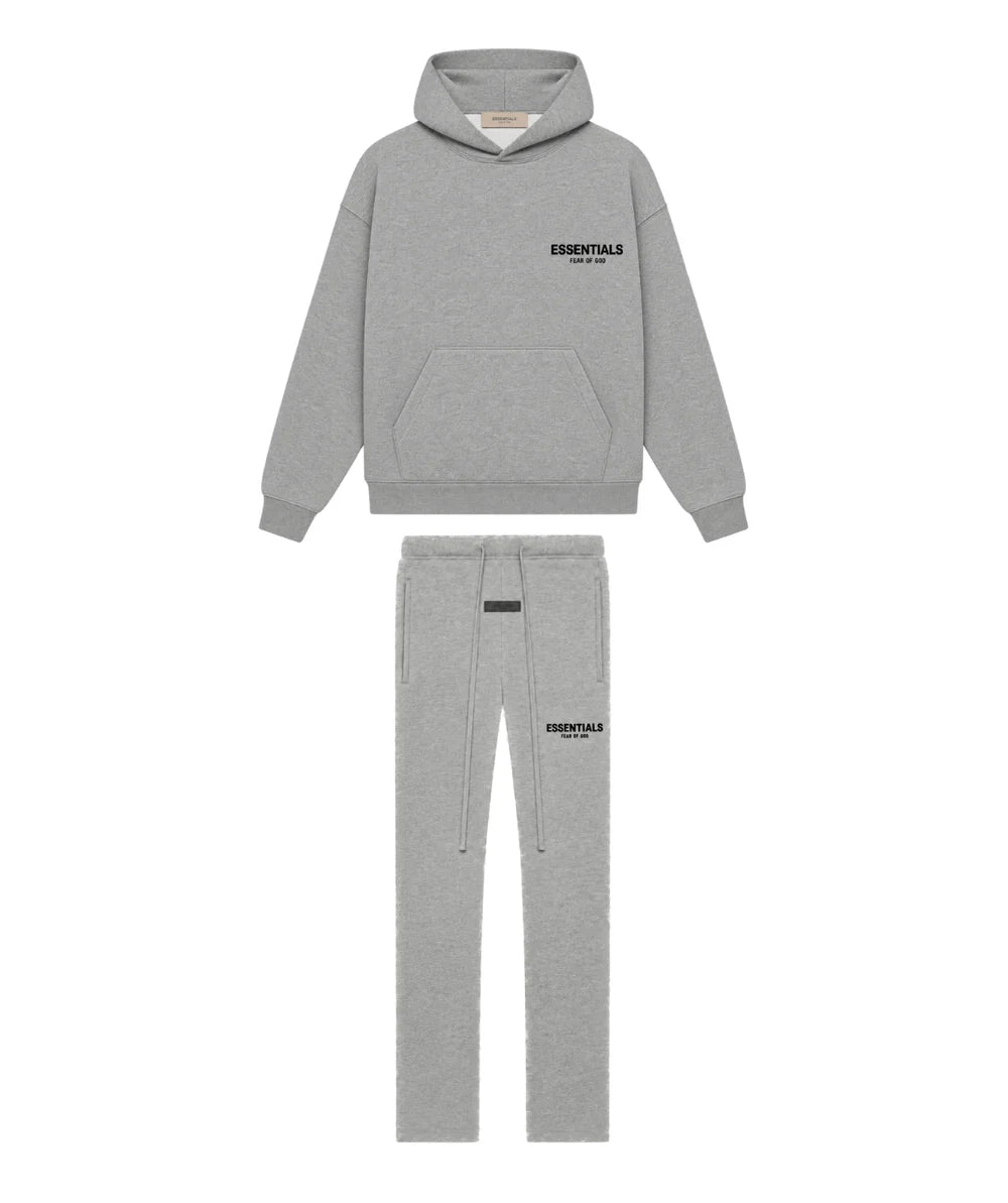 Fear Of God Essentials Dark Oatmeal Kids Tracksuit