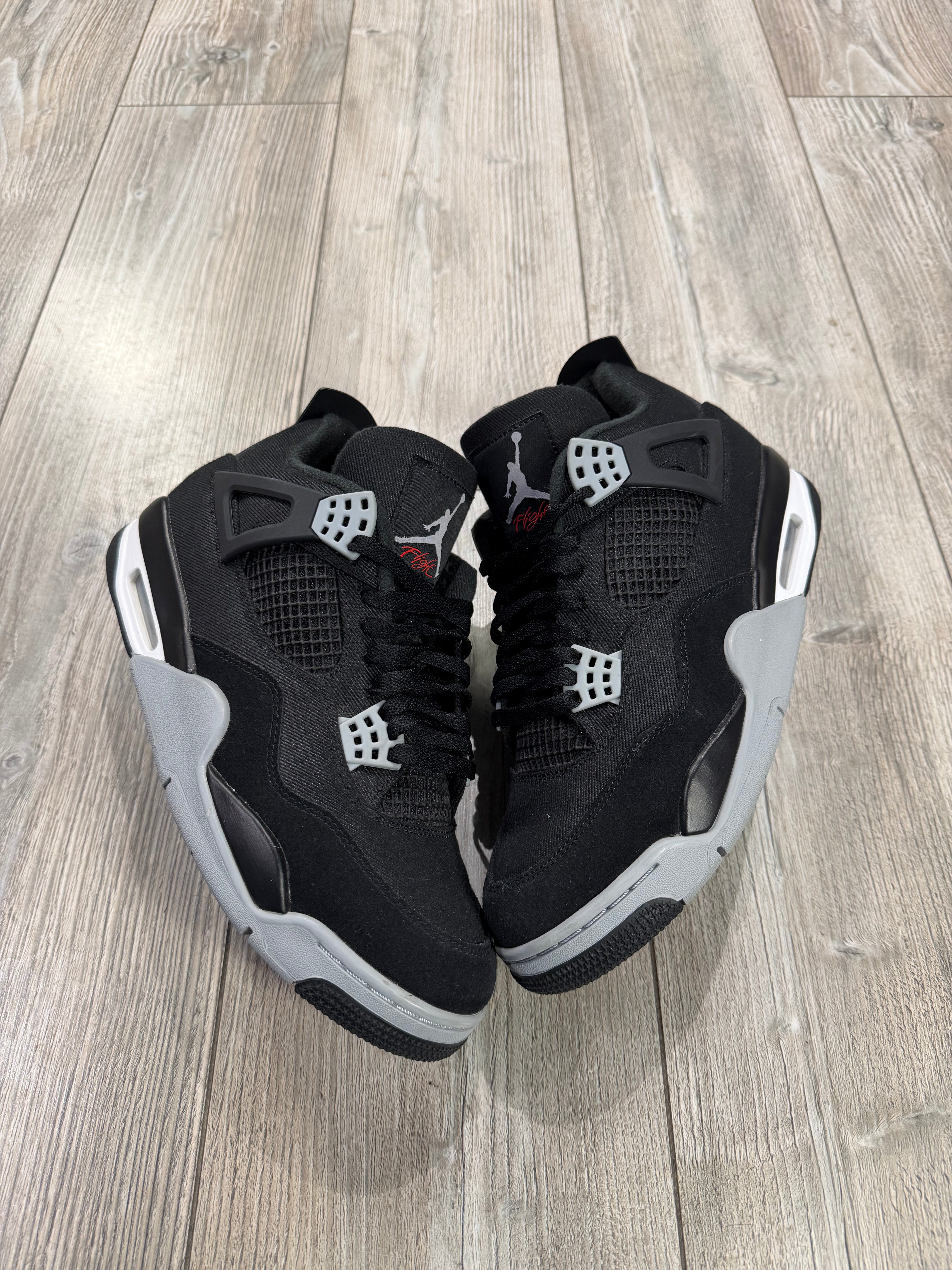 Jordan 4 Black Canvas (EU44.5)