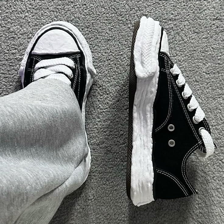 Maison Mihara Yasuhiro Peterson 23 OG Sole Canvas Low Black