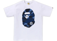 BAPE Color Camo Big Ape Head T-Shirt Navy