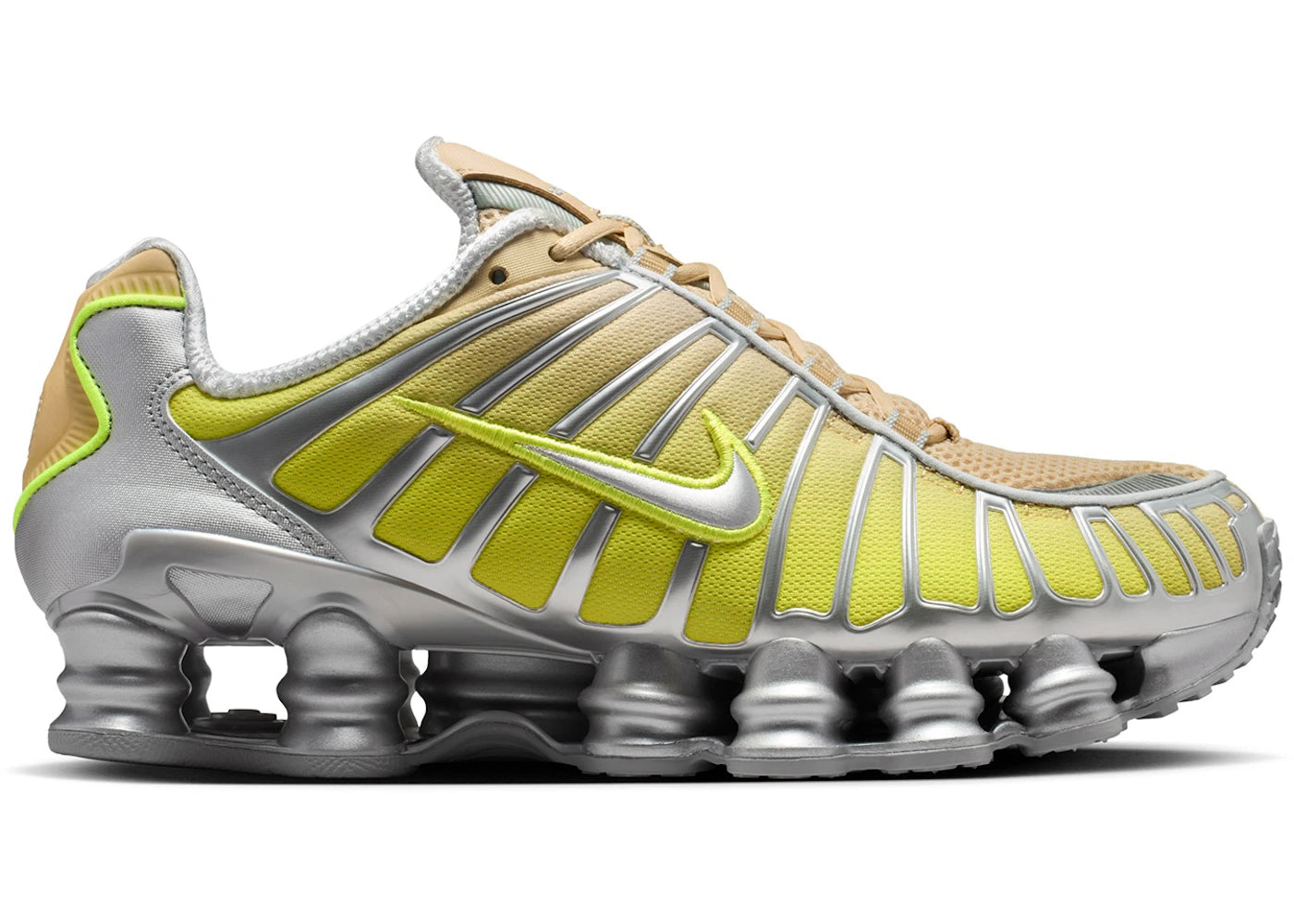 Nike Shox TL Fade Team Gold Metallic Silver (Women's)