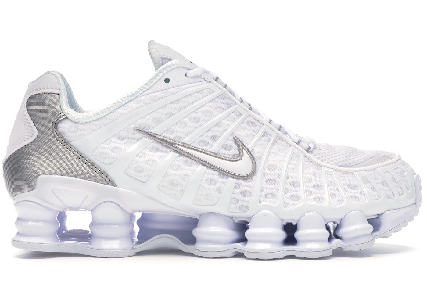 Nike Shox TL White Metallic Silver
