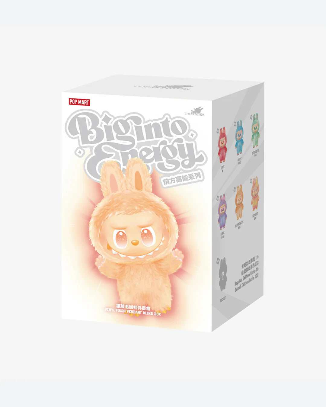 Pop Mart Labubu The Monsters Big into Energy Series Vinyl Plush Pendant Sealed Case Blind Box