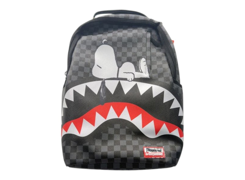 Sprayground x Peanuts Snoopy Sunday Chilling (DLXV) Backpack Black/Grey
