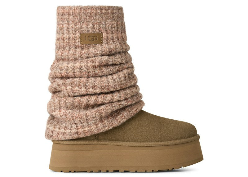 UGG Classic Mini Dipper Legwarmer Boot Light Bronze (Women's)