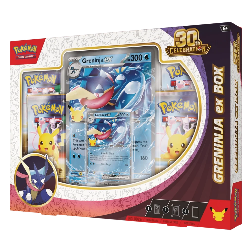 Pokémon TCG 30th Celebration: Greninja ex Box