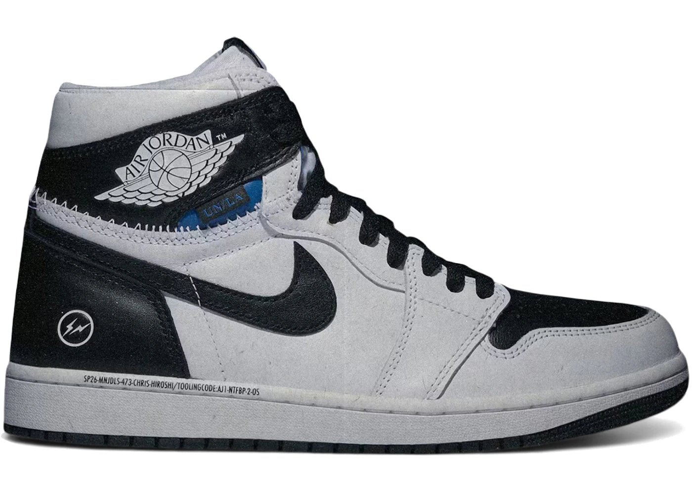 Jordan 1 Retro High OG SP Fragment x Union LA White Black