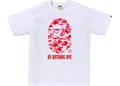 BAPE ABC Camo T-Shirt White Pink BAPE ABC Camo T-Shirt White Pink