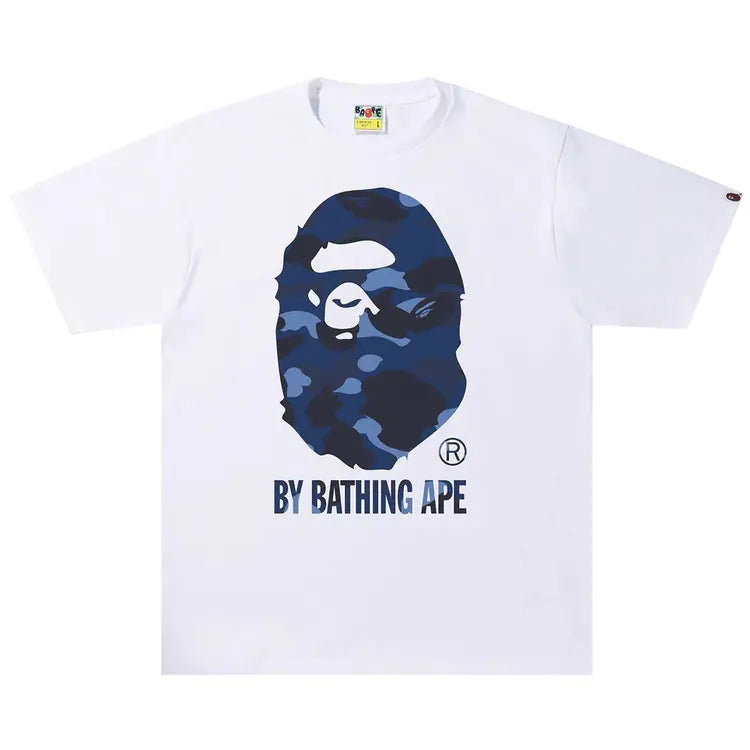 BAPE Color Camo Big Ape Head T-Shirt Navy