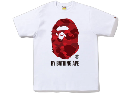 BAPE Color Camo T-Shirt White Red