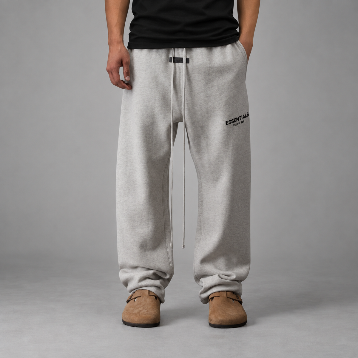 Fear of God Essentials Sweatpants Light Oatmeal Relaxed (Flared)