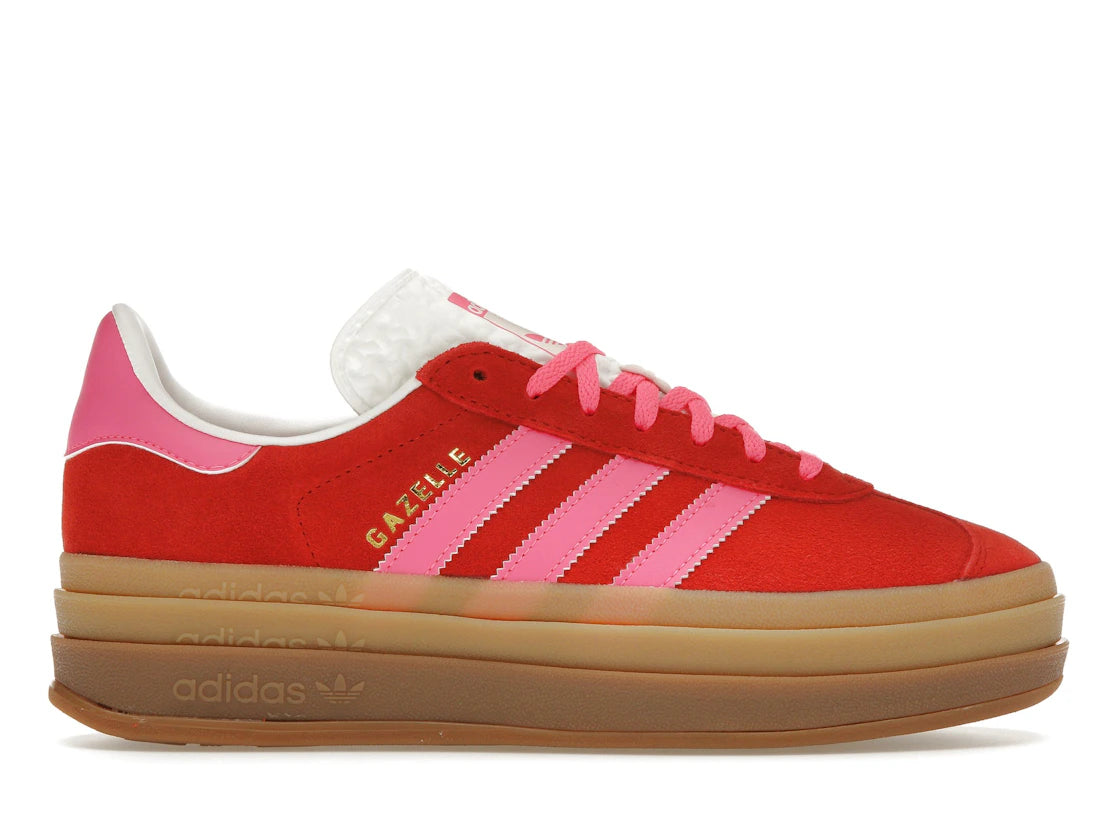 adidas Gazelle Bold Collegiate Red Lucid Pink (Women's)