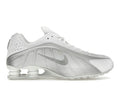 Nike Shox R4 White Bright Crimson Metallic Silver