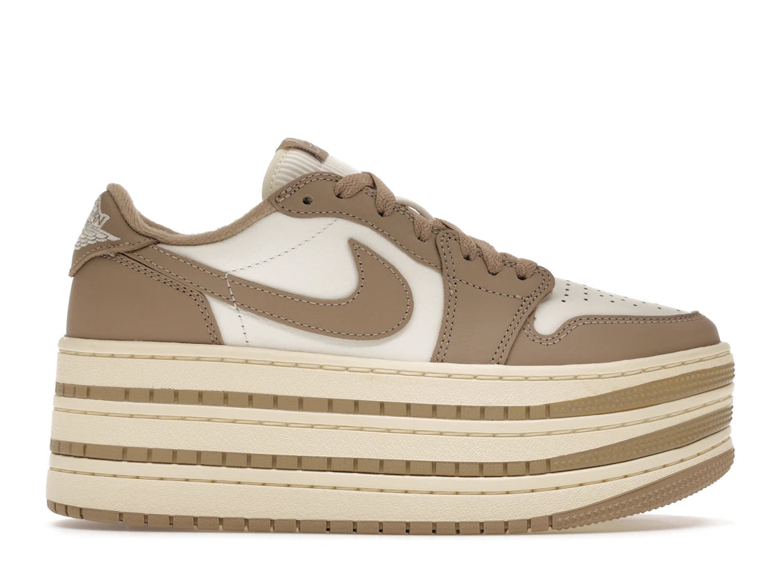 Jordan 1 Low Triple Stack Khaki Sail (Women's)
