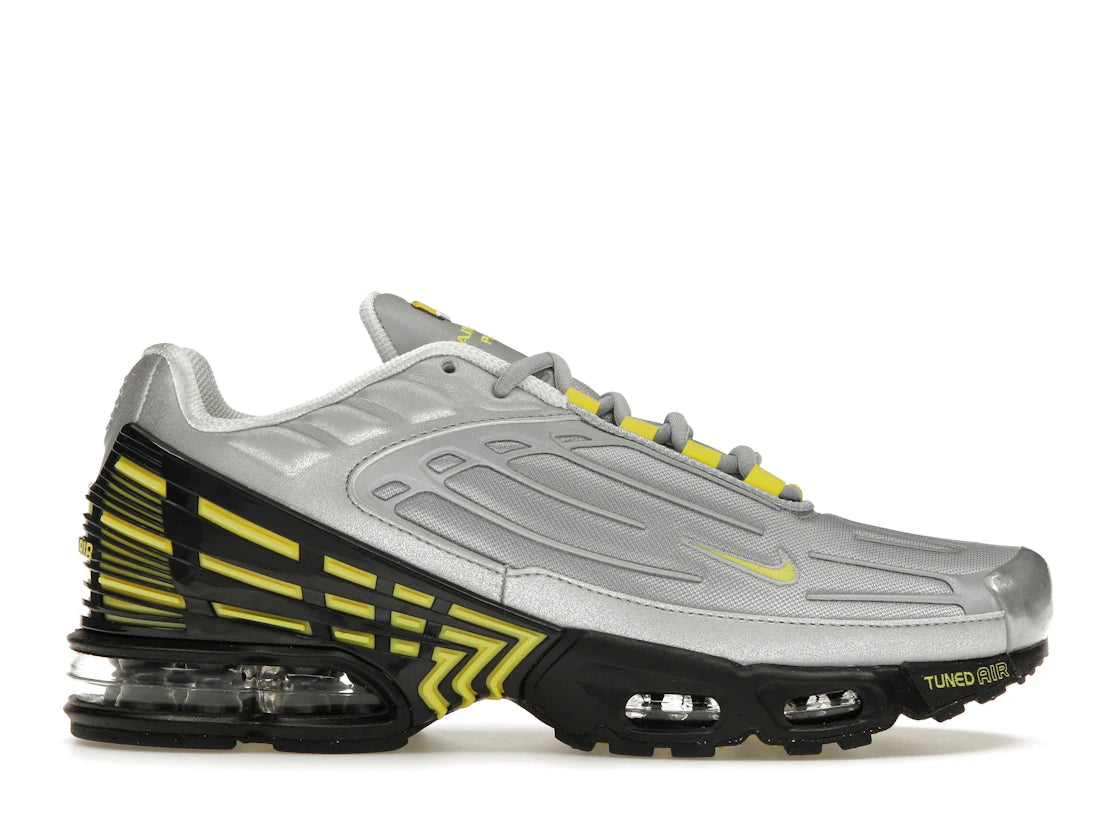 Nike Air Max Plus 3 Metallic Silver Opti Yellow