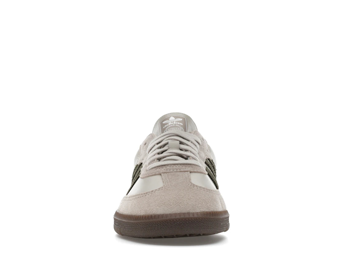 adidas gazelle silver green womens adidas Samba OG Aluminum Dark Khaki