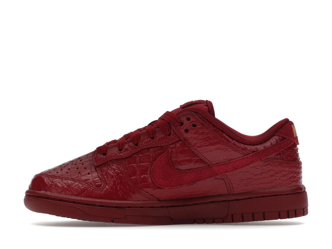 Nike Dunk Low Crocodile Team Red (Women's)