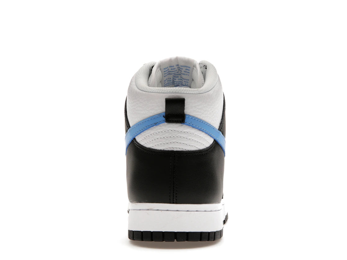 Nike Dunk High Retro FLC Black University Blue White