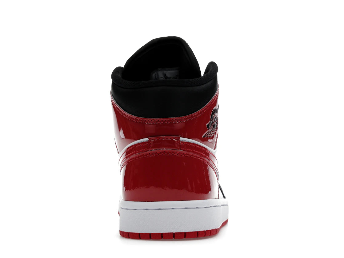 Jordan 1 Mid SE Patent Bred Toe