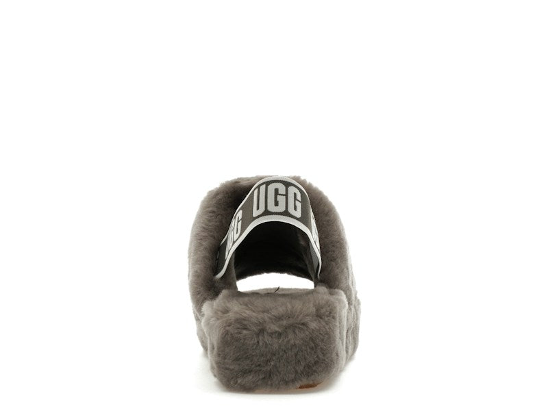 UGG Fluff Yeah Slide Charcoal (Women's)