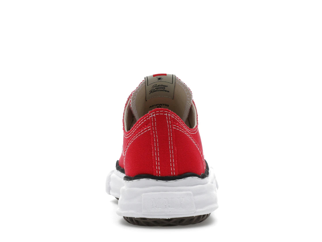 Maison Mihara Yasuhiro Peterson OG Sole Canvas Low Red