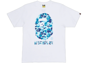 BAPE ABC Camo T-Shirt White Blue