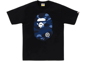 BAPE Color Camo Big Ape Head T-Shirt Black Navy