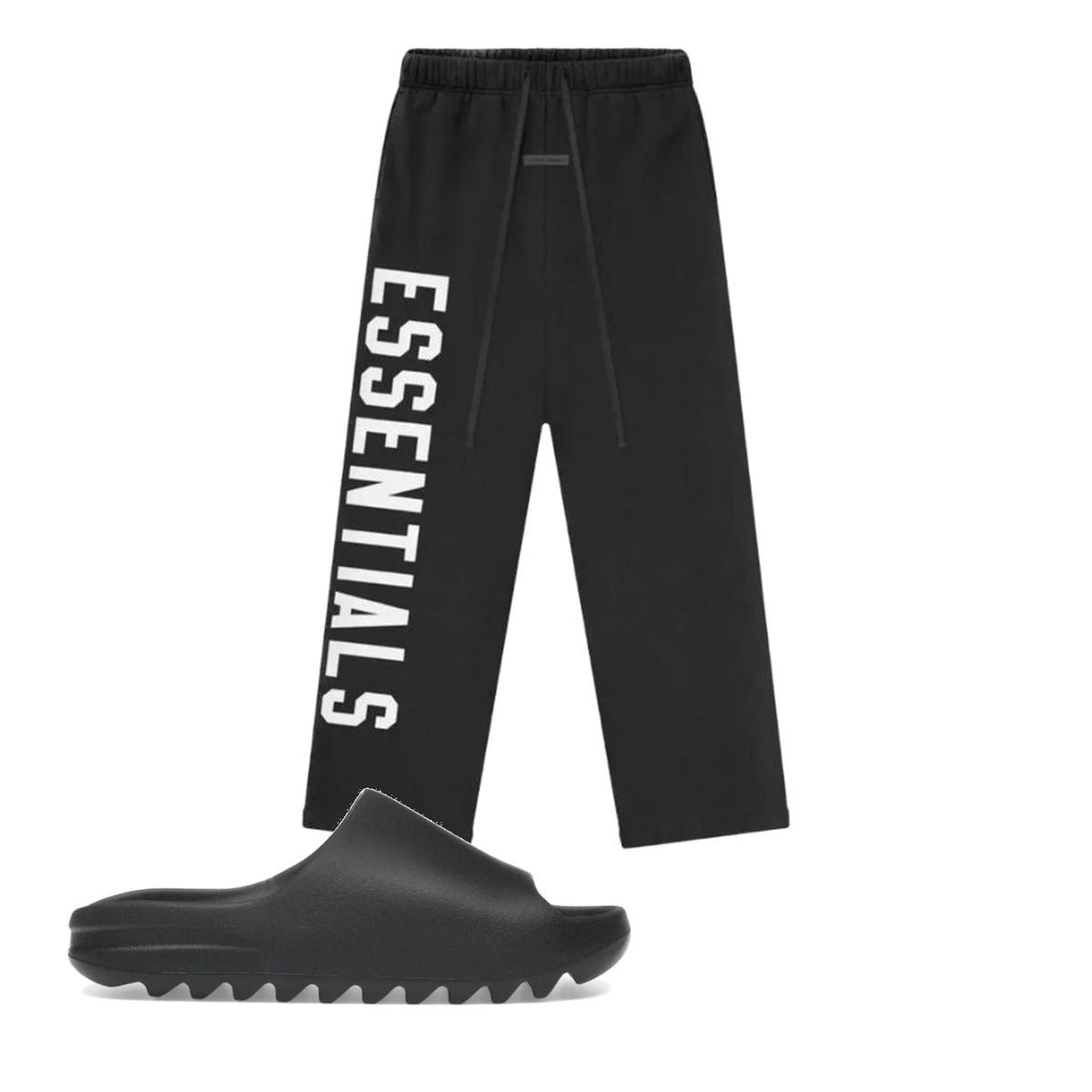 Yeezy Slide + Essentials Housut Bundle